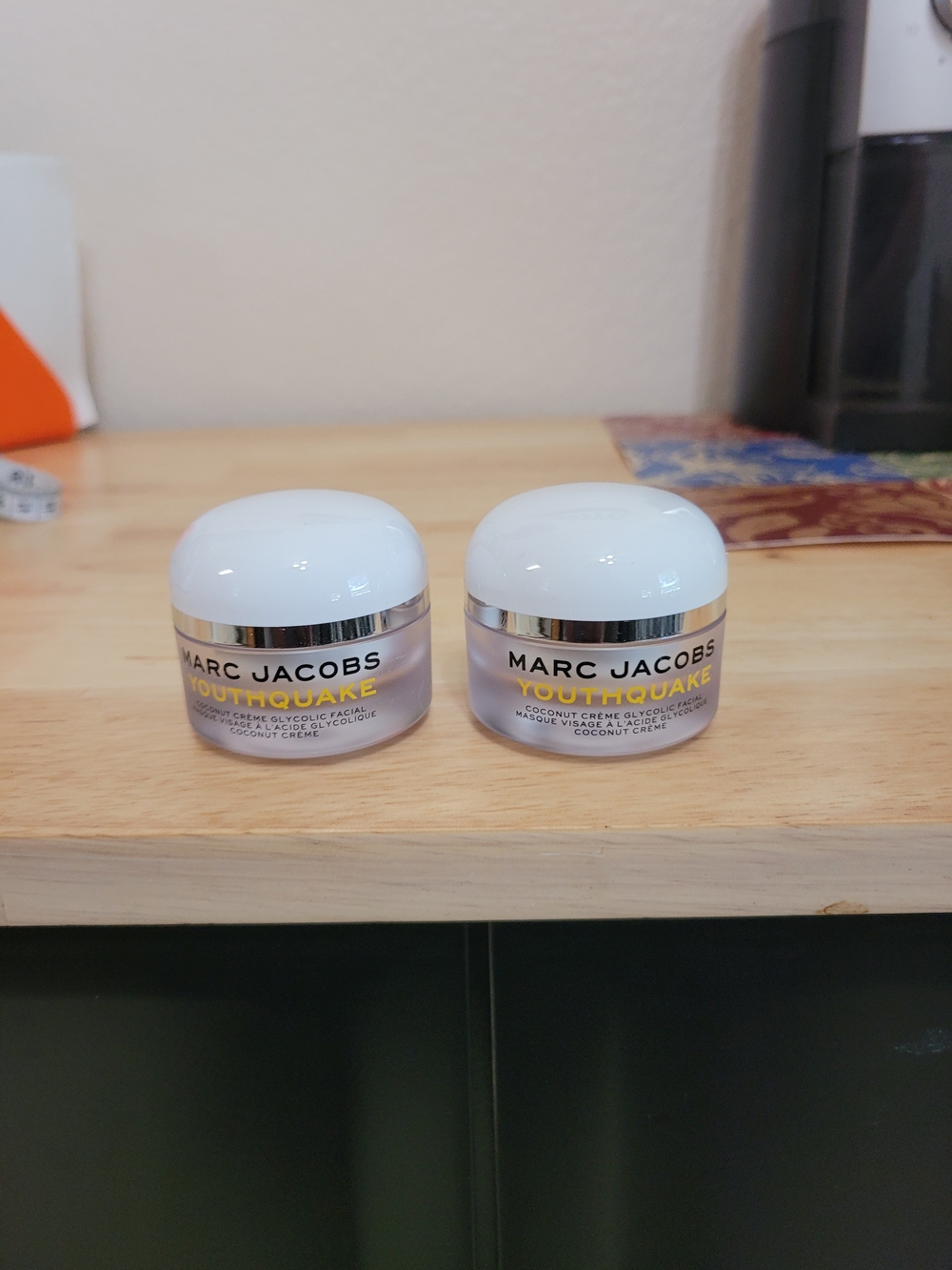 Marc Jacobs Youthquake Coconut Face Mask × 2  Anti Aging 15ml